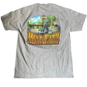 Hill City SD Harley Davidson Men's LG T-shirt